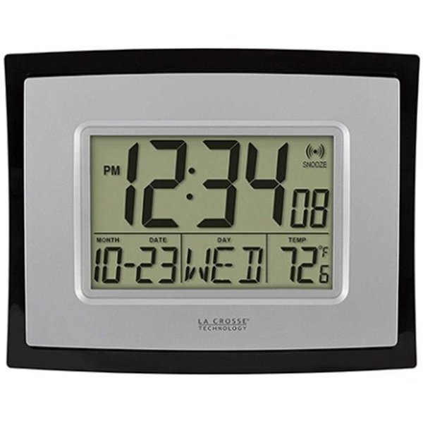 Lacrosse Lacrosse WT-8002U Digital Wall Clock with Indoor Temp & Calendar WT-8002U